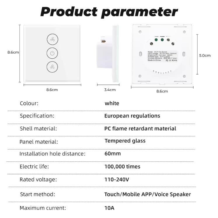 WiFi Smart Fan Switch thumbnail 7
